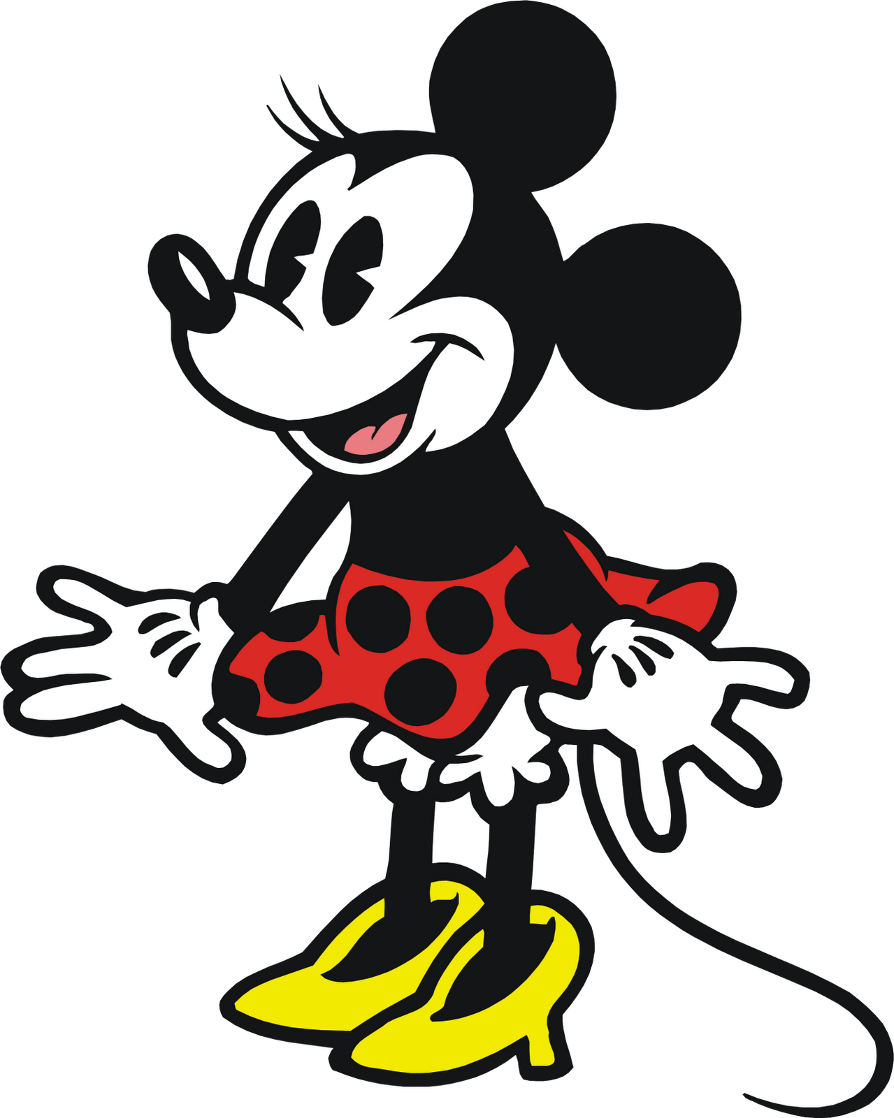 Passatempo Da Ana Imagens Mickey E Minnie Vintage Clipart (1279x1600), Png Download