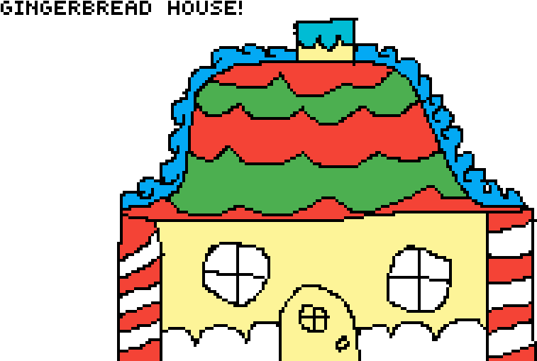 Gingerbread House Color Contest - House Clipart (1024x576), Png Download