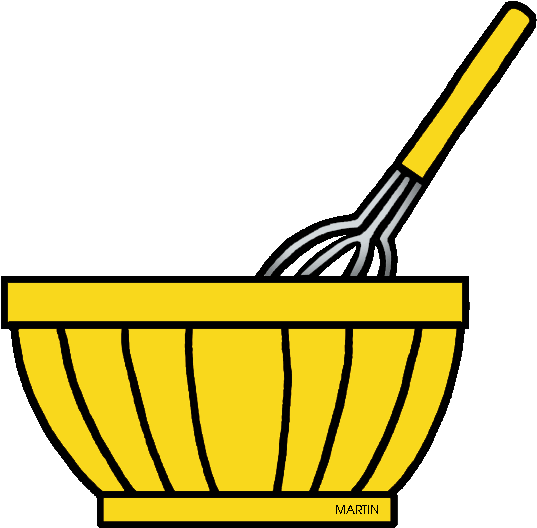 Mixing Bowl Clip Art Car Interior Design Laptop Clip - Black And White Mixing Bowl Clipart - Png Download (648x603), Png Download