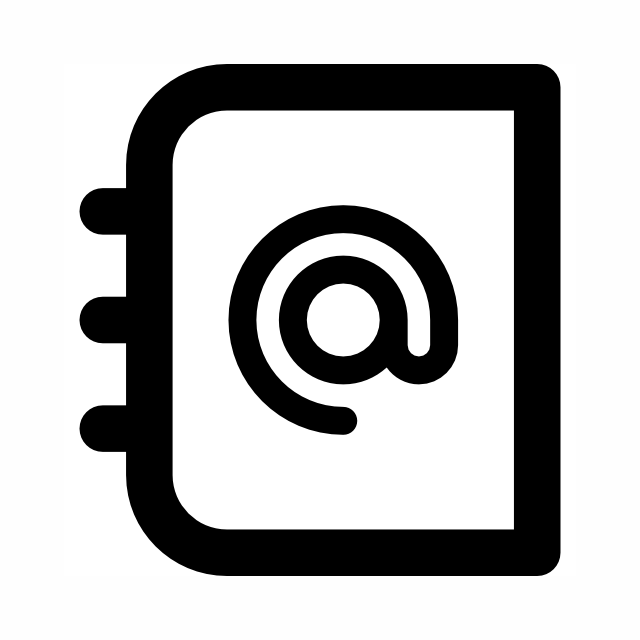 Http - //www - Nr86 - Hu/wp Book 1 1 - Telephone Directory Clipart (640x640), Png Download