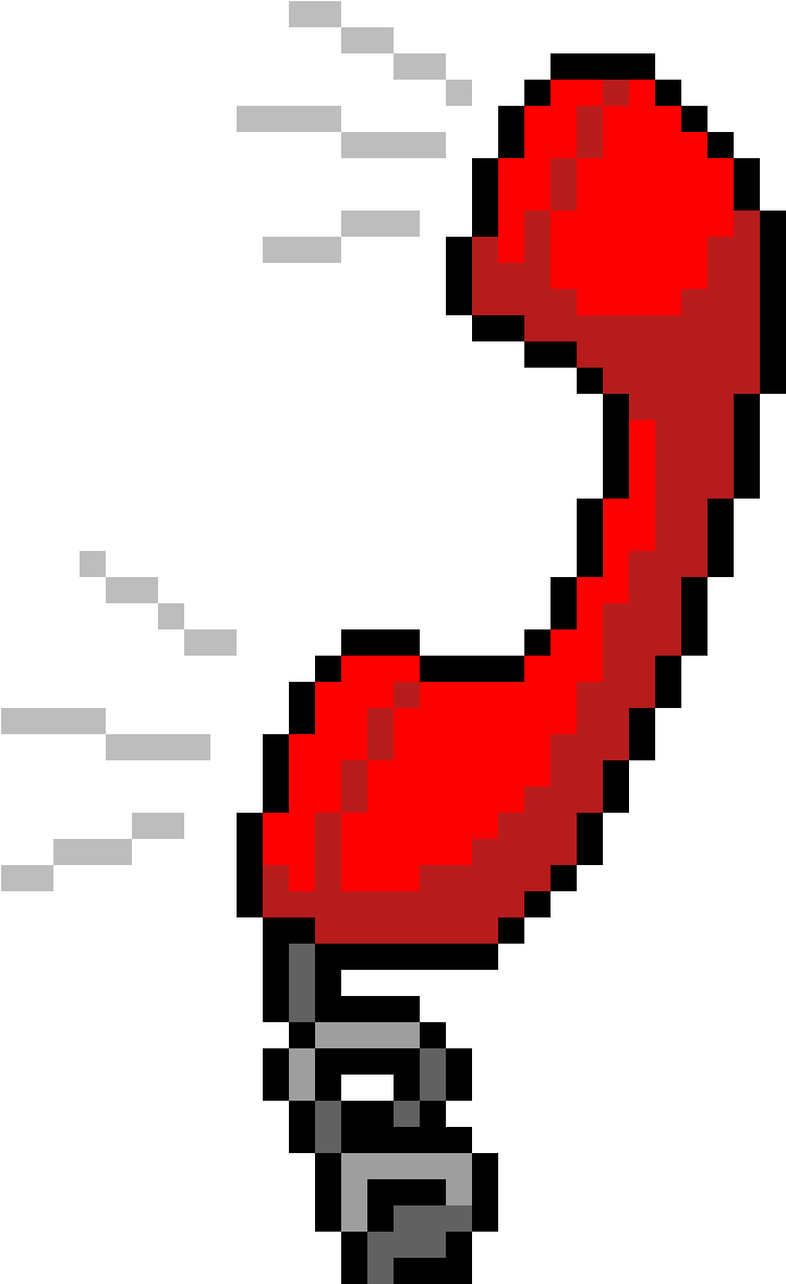 Rotary Phone - Phone Pixel Art Clipart (768x1176), Png Download