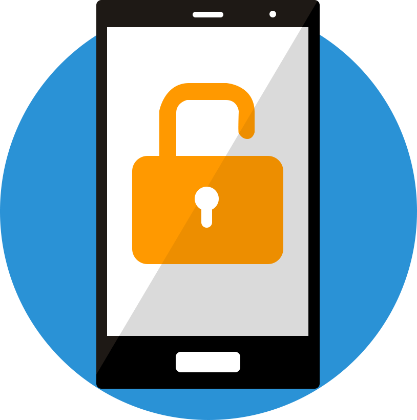 Unlock Cell Phone Png Clipart (814x819), Png Download