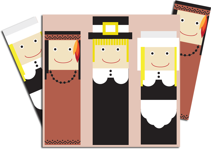 Use These Holiday Bookmarks When Reading Thanksgiving - Holiday Clipart (760x560), Png Download