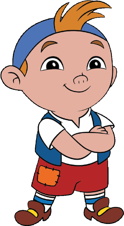 Jake And The Neverland Pirates - Jake Neverland Pirates Characters Clipart (450x807), Png Download