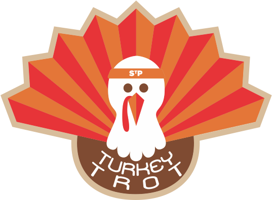 Turkey Trot Saint Paul Clipart (576x576), Png Download