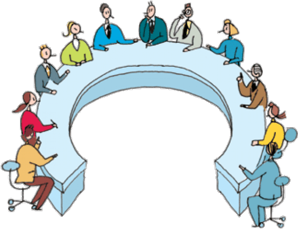 Réunion Au Table Ronde Clipart (640x480), Png Download