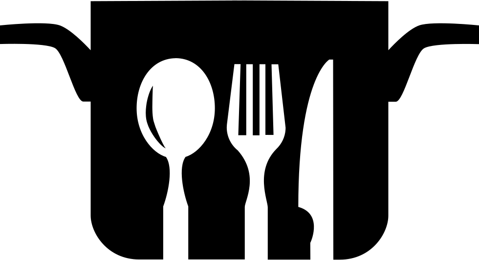 Cooking Pan And Cutlery Set Svg Png Icon Free Download - Voedselbank Clipart (980x532), Png Download