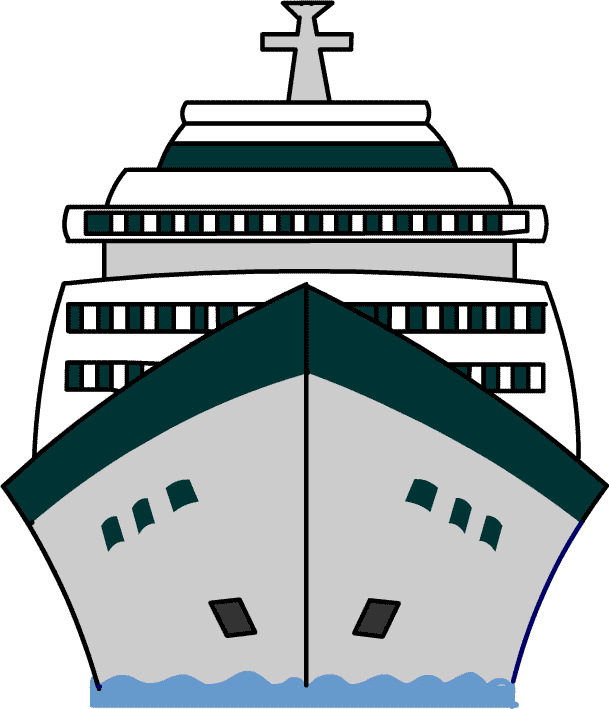 クルーズ船 クルーズ船 - Cruise Ship Clipart (609x709), Png Download