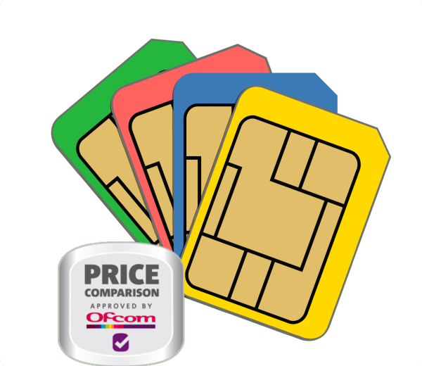 Compare Sim Only Deals - Ofcom Clipart (600x520), Png Download