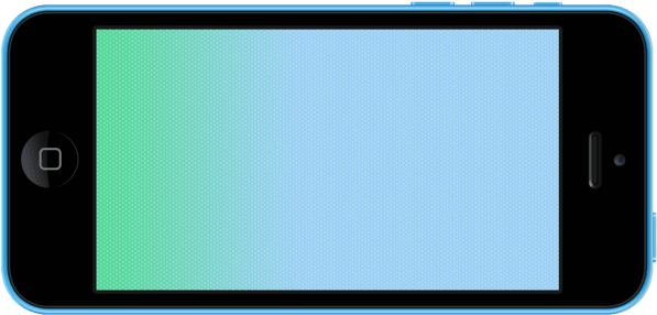 Iphone 5c Mock Up - Smartphone Clipart (740x740), Png Download