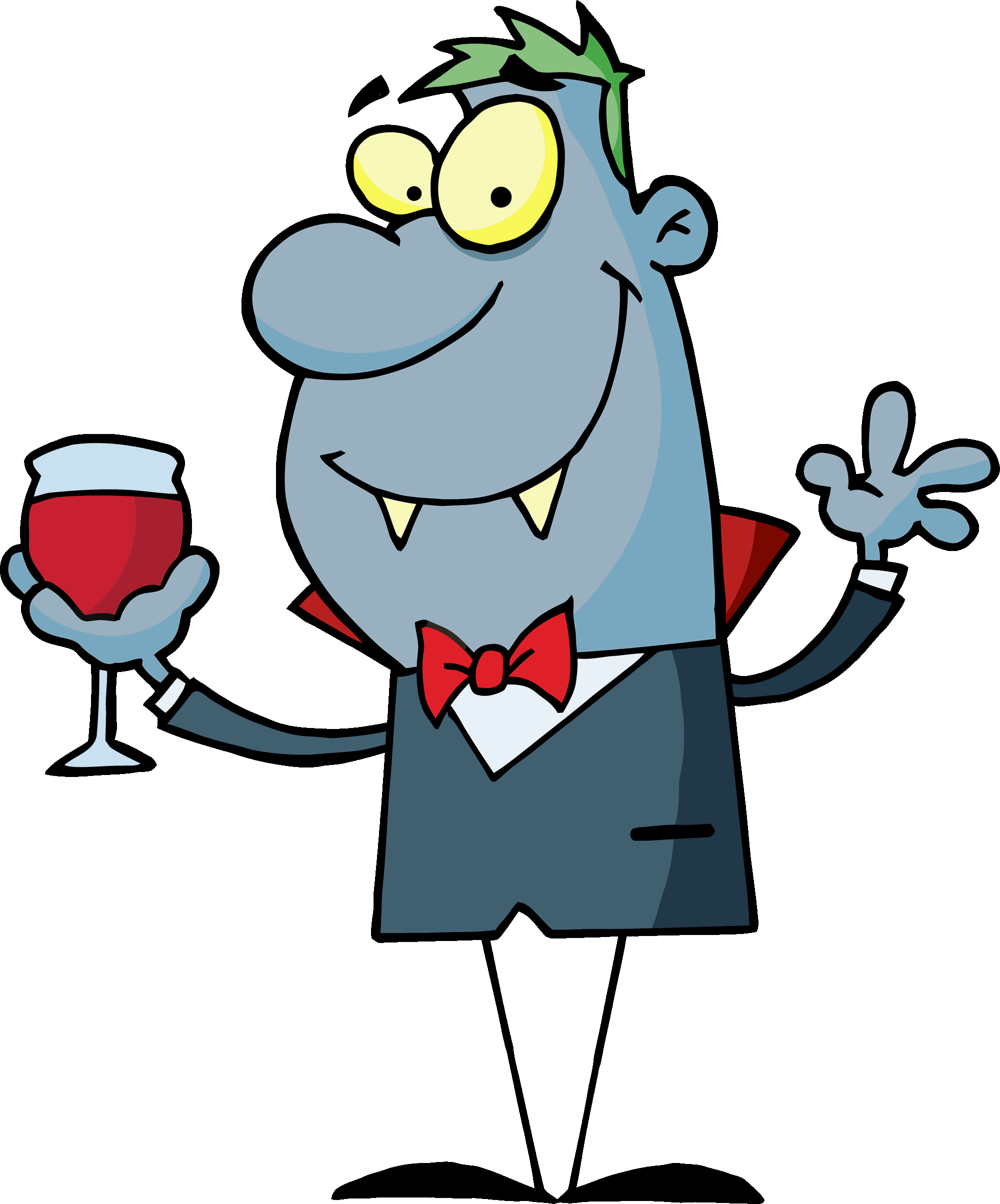 Vampire Clipart Vampire Clipart Clip Art Library - Cartoon Vampire With Blood - Png Download (2000x2408), Png Download