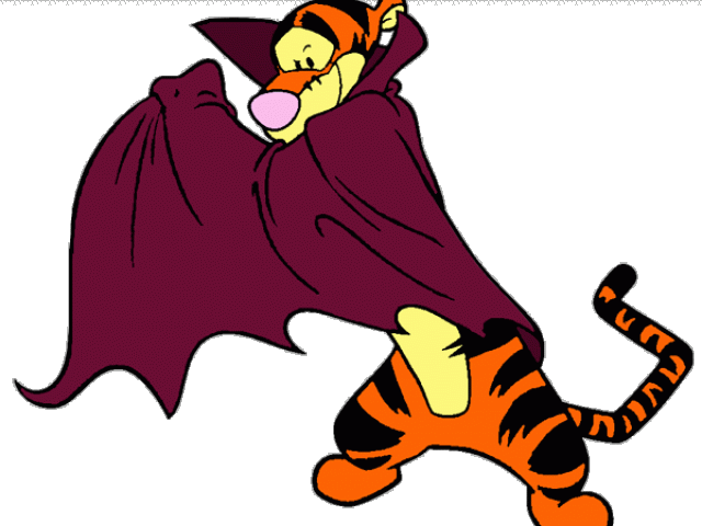 Vampire Clipart Mickey - Winnie The Pooh Halloween Png Transparent Png (640x480), Png Download