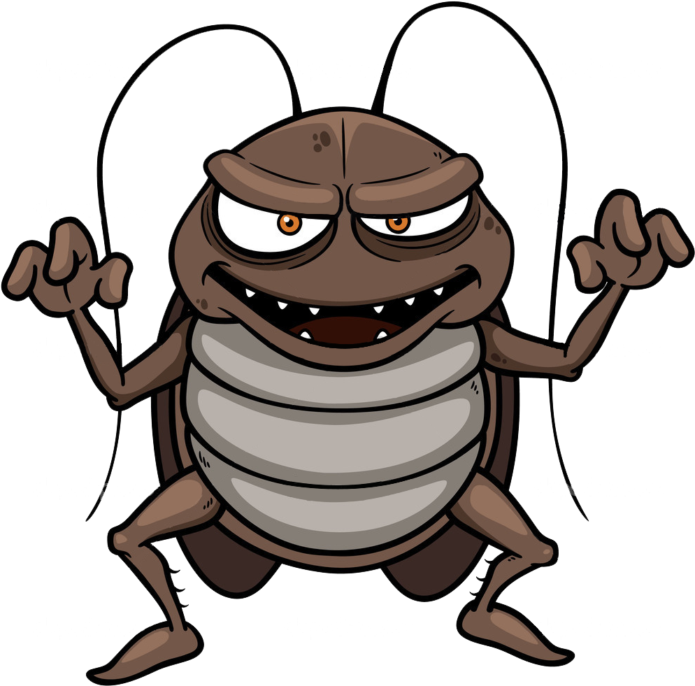 Cockroach Cartoon Clip Art - Png Download (1024x1024), Png Download