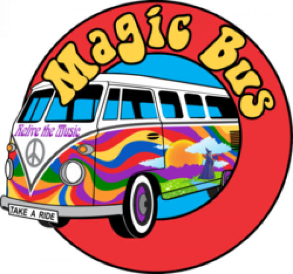 Magic Bus On Facebook - 1960s Magic Bus Clipart (600x561), Png Download