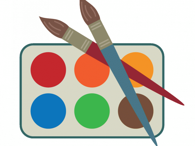Palette Clipart Clip Art - Paint Clipart - Png Download (640x480), Png Download