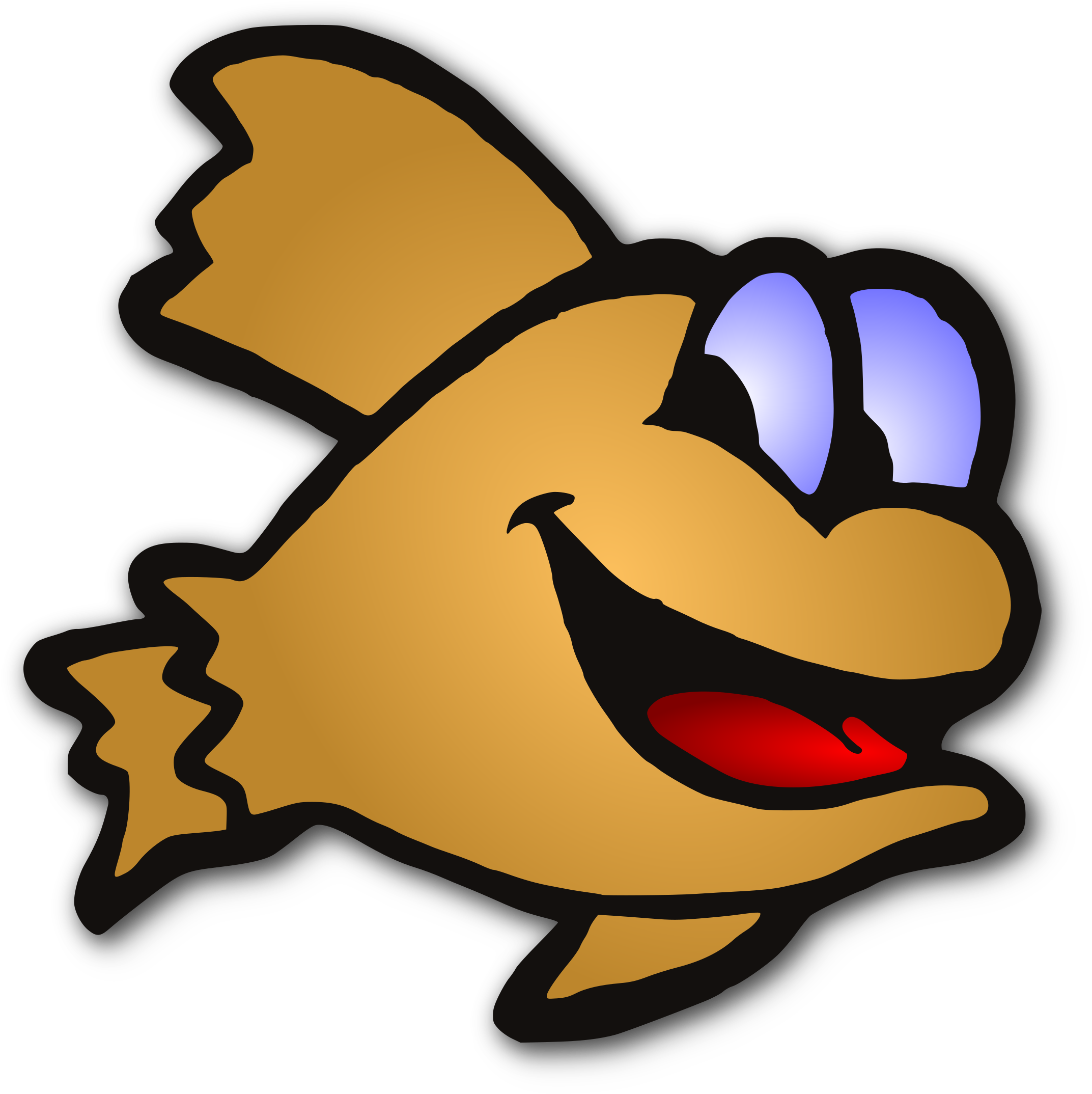 Fish Vector 16, Buy Clip Art - Openclipart - Png Download (2400x2398), Png Download