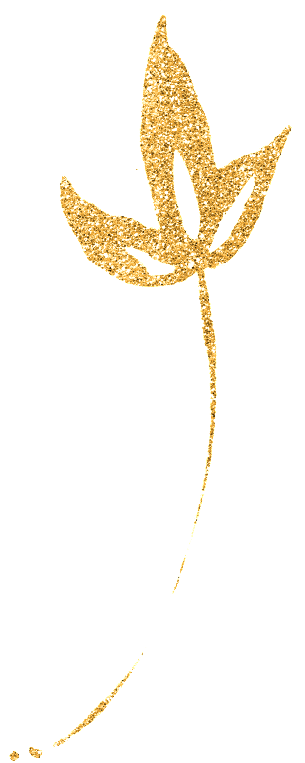 Golden Leaf Cartoon Transparent - Portable Network Graphics Clipart (1024x2592), Png Download