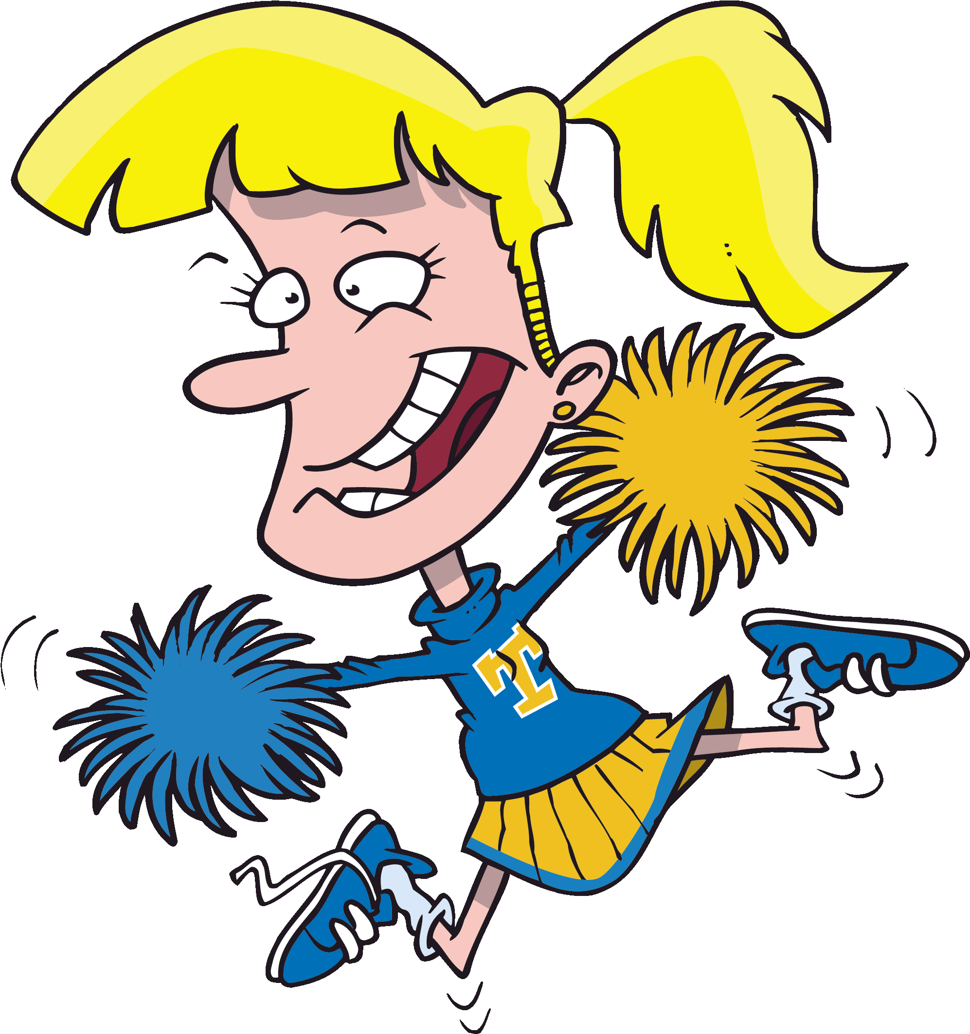 Inspiring Mesopotamia Clip Art - Cartoon Cheerleading Pom Poms - Png Download (2000x2127), Png Download
