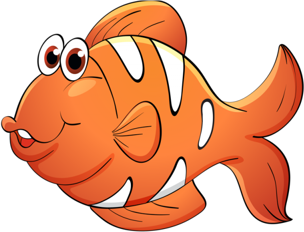Gold Fish Clipart Baby - Con Ca Clipart - Png Download (640x480), Png Download
