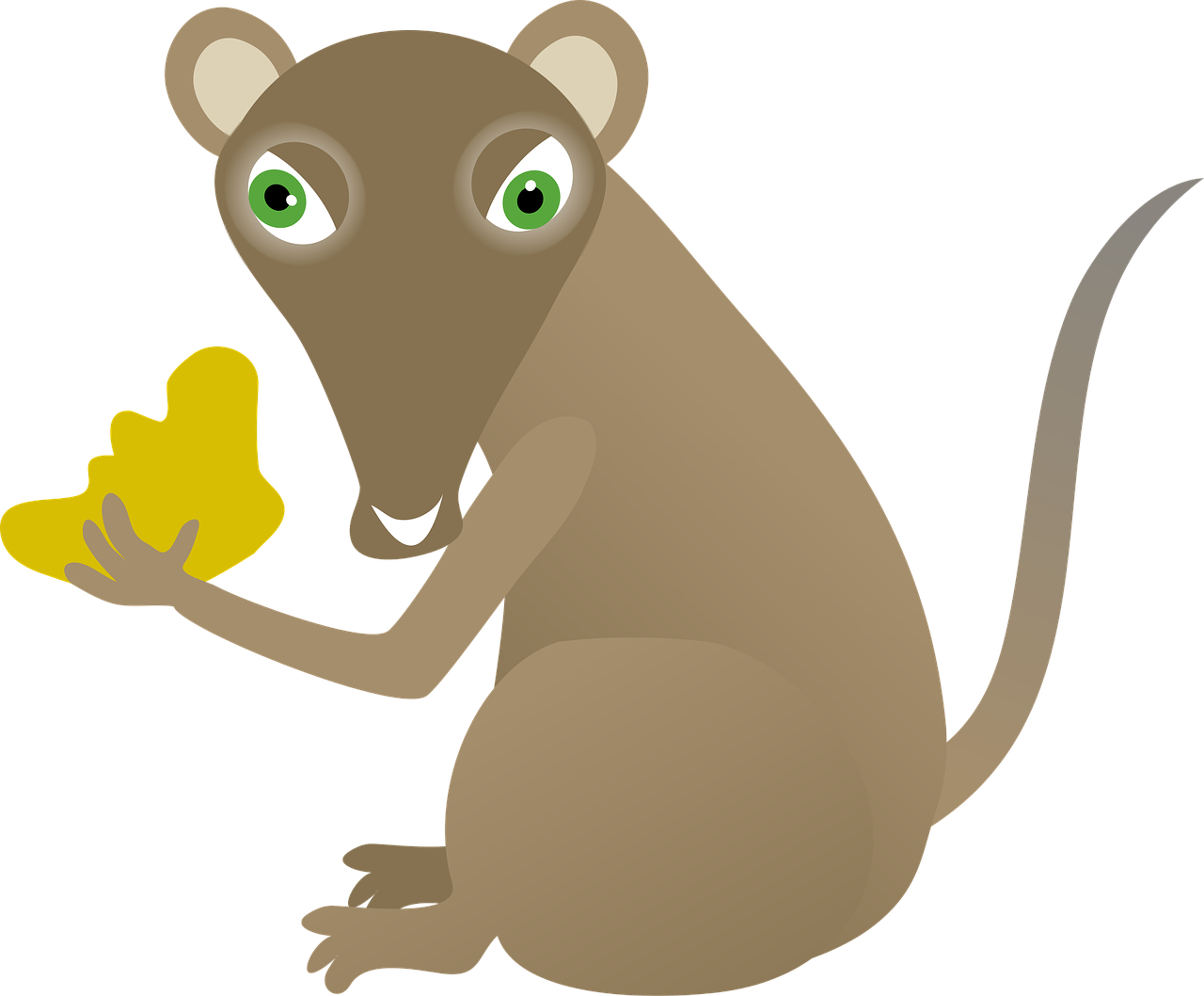Cartoon, Mouse, Rodent, Mammal, Animal, Cute, Cheese - Cartoon Rodent Clipart (870x720), Png Download