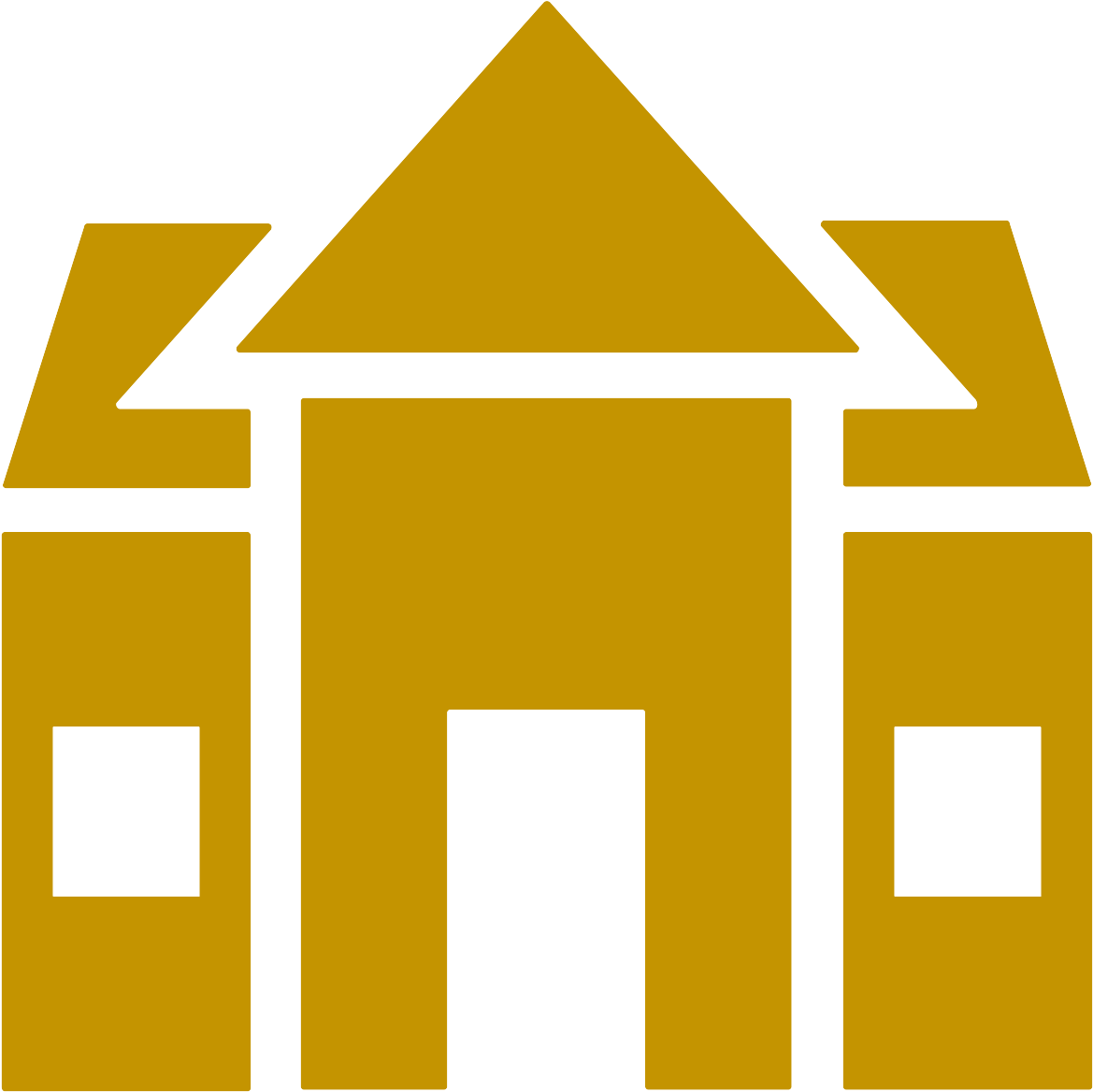 Contractor Clipart House Foundation - Old Building Icon Png Transparent Png (1200x1200), Png Download