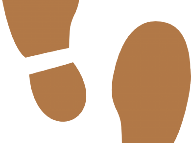 Footprint Clipart Brown - Png Download (640x480), Png Download