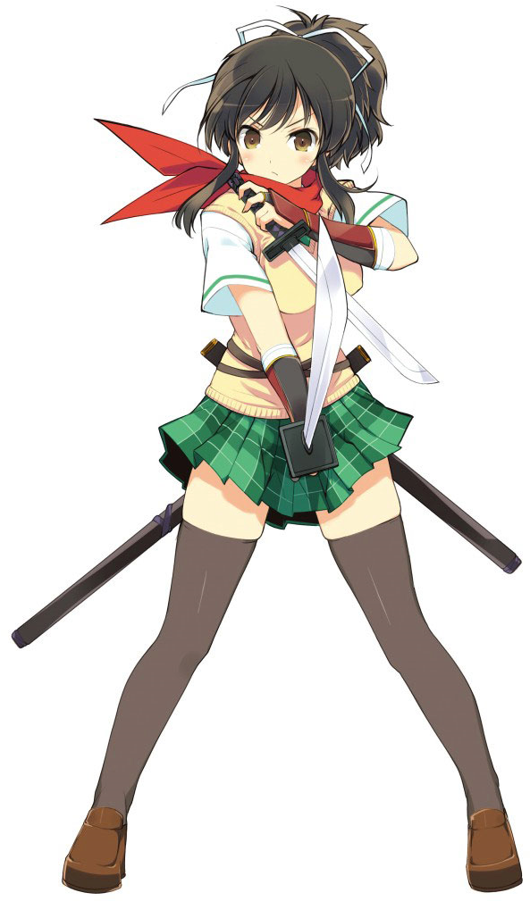 Clip Art Royalty Free Download Image Burst Profile - Senran Kagura Characters - Png Download (768x1024), Png Download