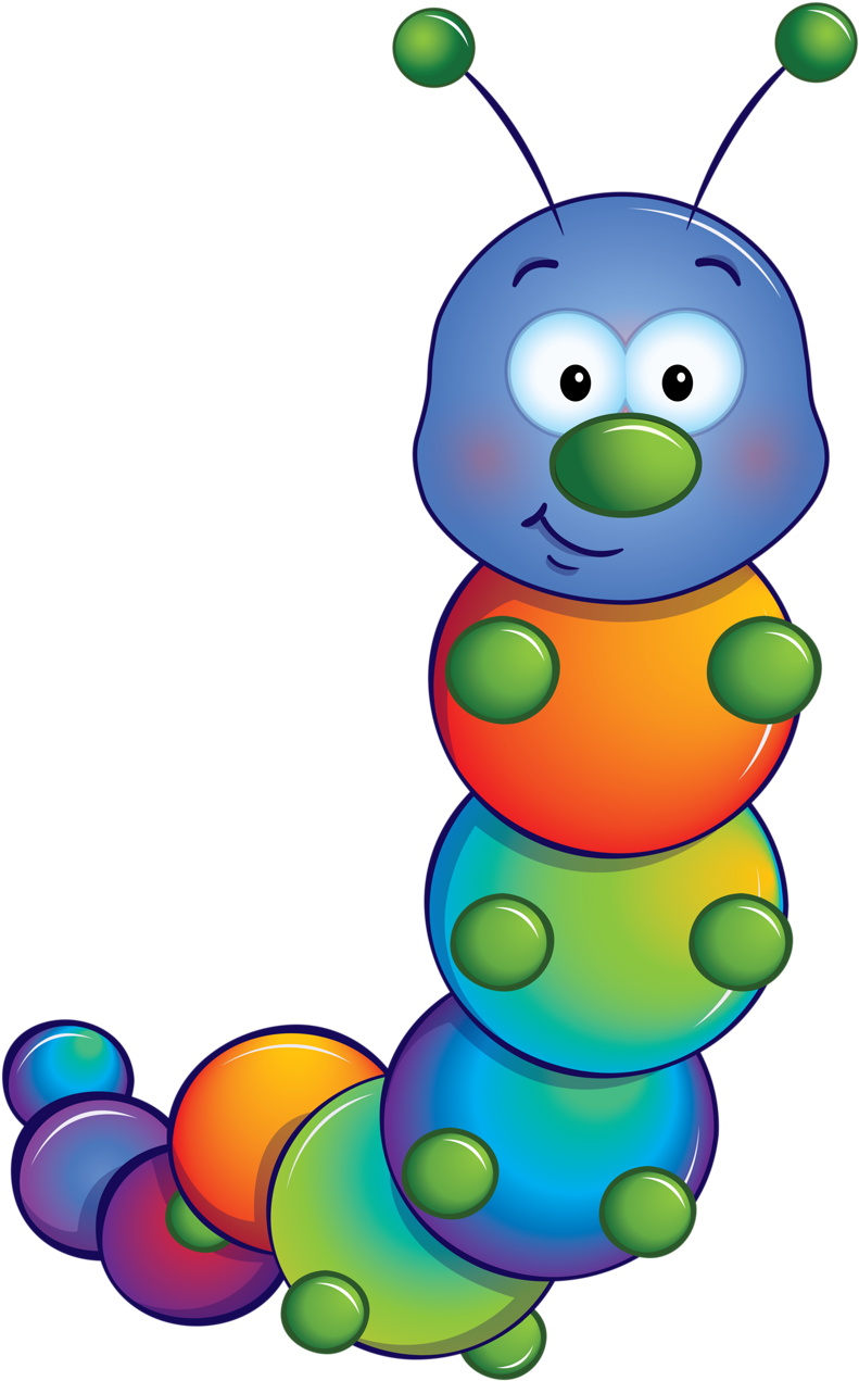 Ϧugs ‿✿⁀ - Clipart Cute Caterpillar - Png Download (804x1280), Png Download