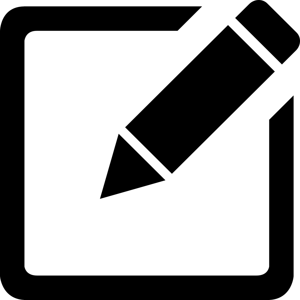 Survey Images Free Clip Art - Write Icon Png Transparent Png (980x980), Png Download