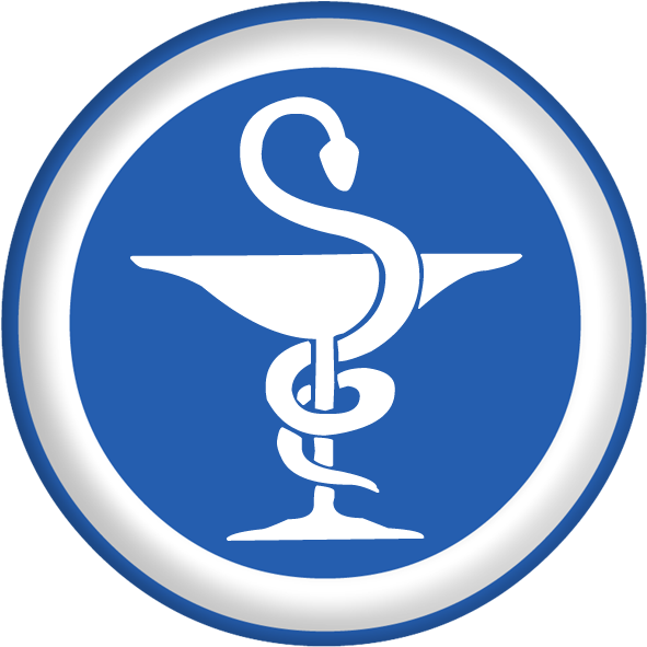 Pharmacy Building Clipart - Pharmacist Symbol Keychain, Adult Unisex, Deep Sky - Png Download (600x600), Png Download