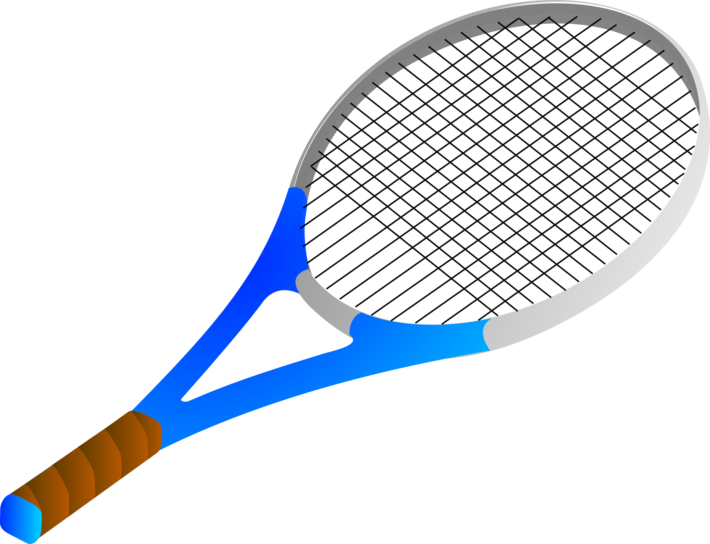 Clipart Ball Squash Racket - Tennis Racket Clip Art - Png Download (2400x1839), Png Download
