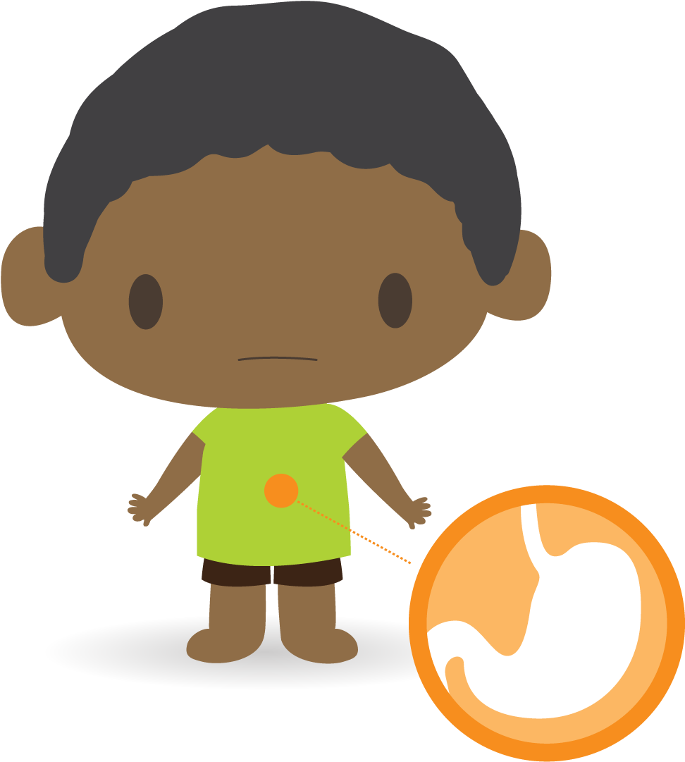 Fever Clipart Belly Ache - Diarrhea Child Png Transparent Png (1420x1080), Png Download