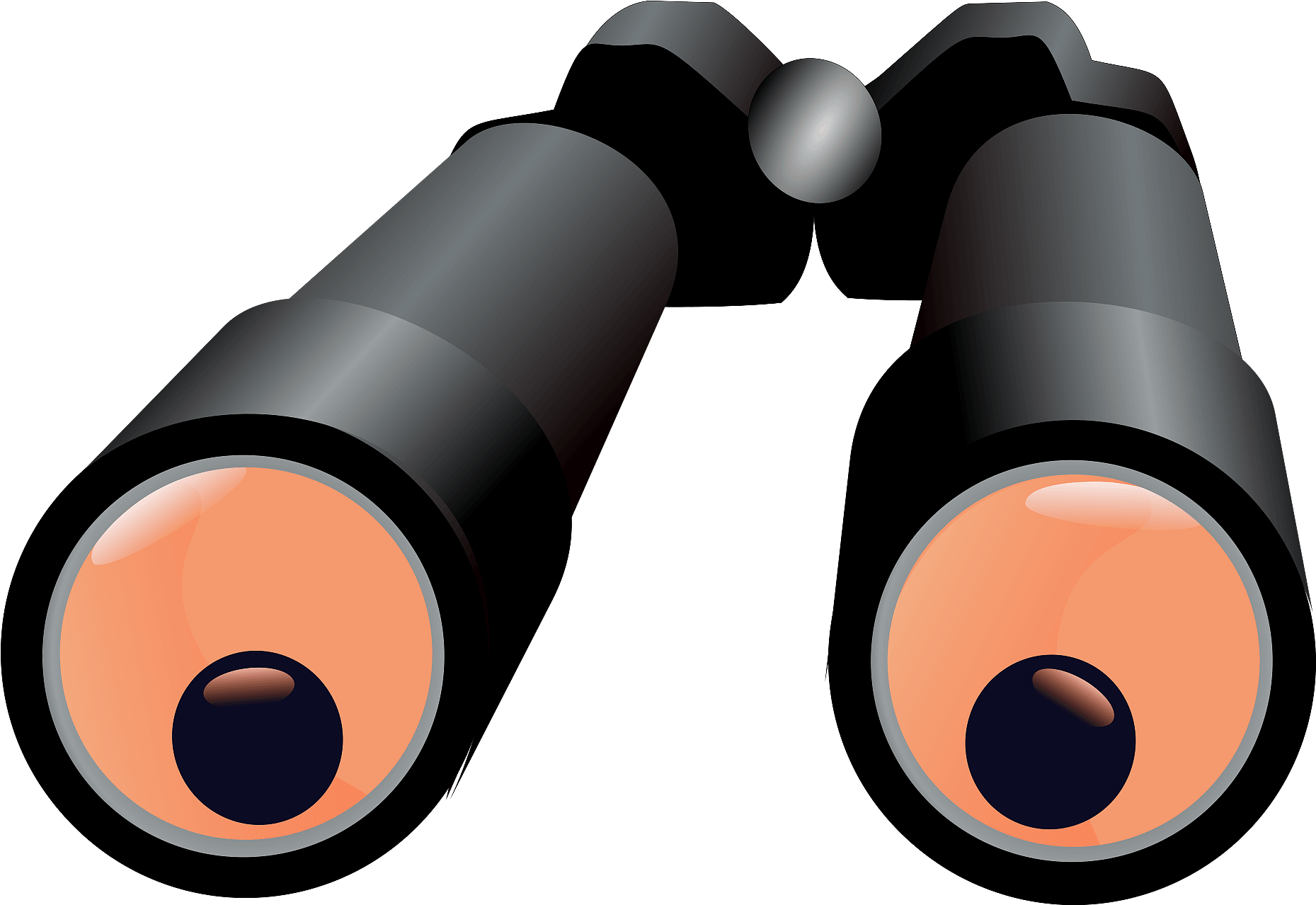 Binoculars Computer Icons Telescope Download Magnifying - Spying Png Clipart (1061x750), Png Download