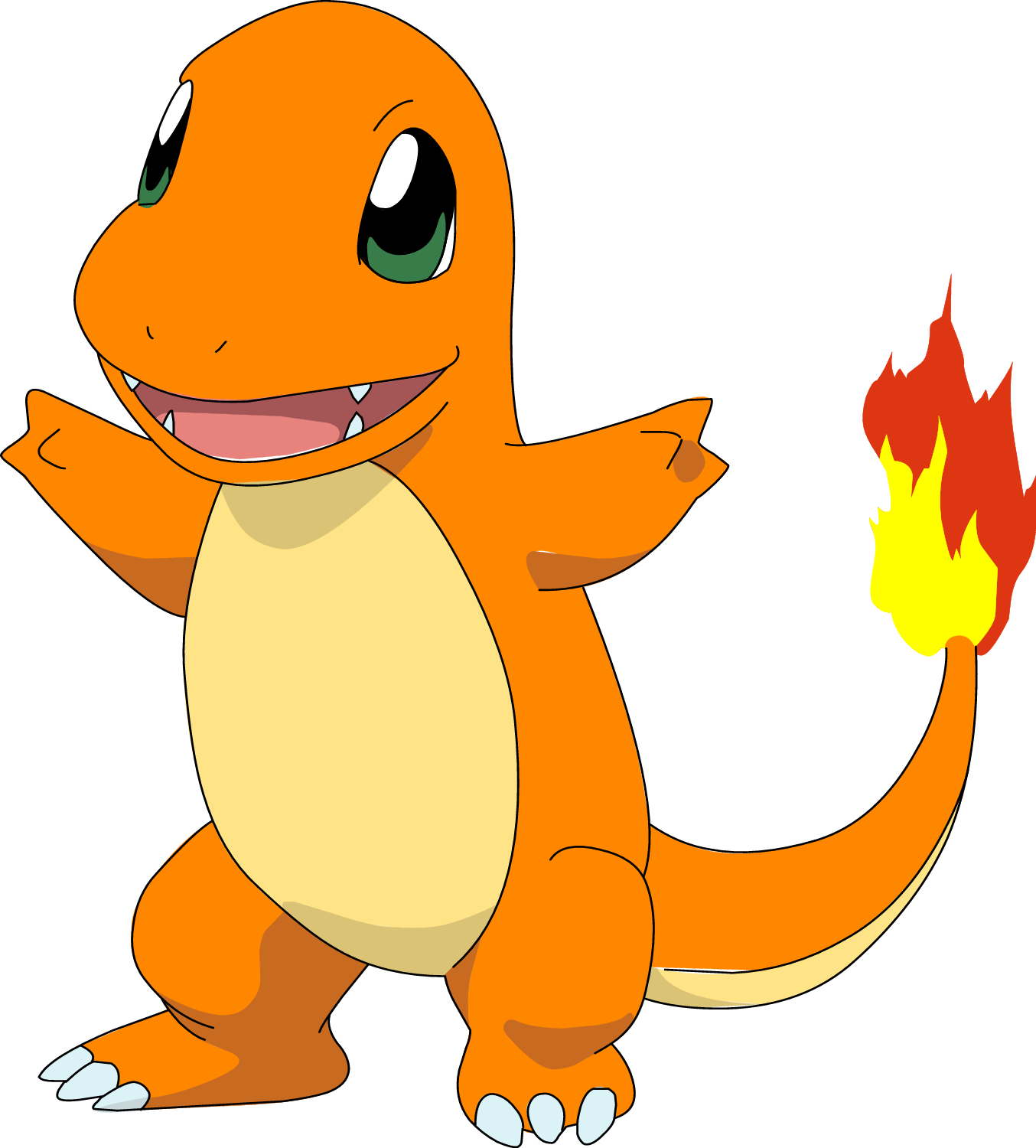 Charmander - Pokemon Png Clipart (1354x1500), Png Download