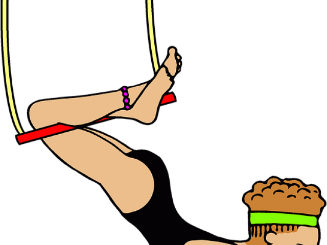 Swing Clipart Circus - Cartoon - Png Download (640x480), Png Download