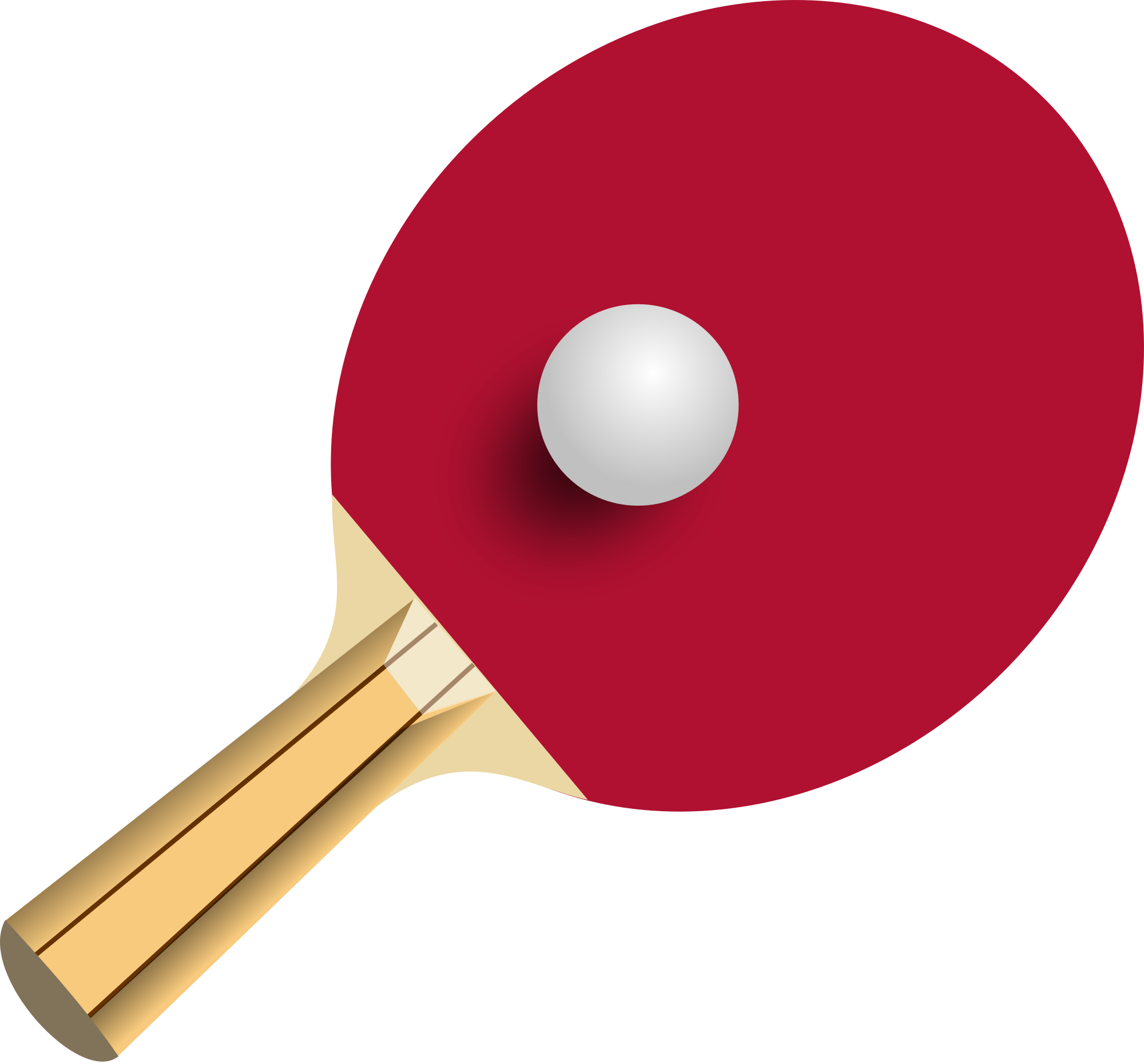 Clip Art Images - Table Tennis Racket Clipart - Png Download (1101x1024), Png Download