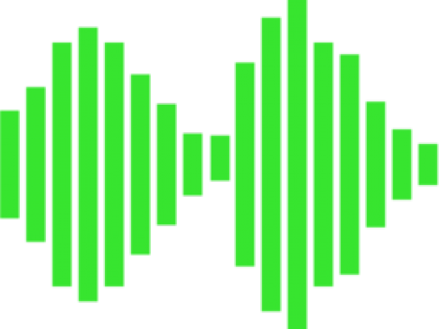Green Sound Wave Png Clipart (640x480), Png Download
