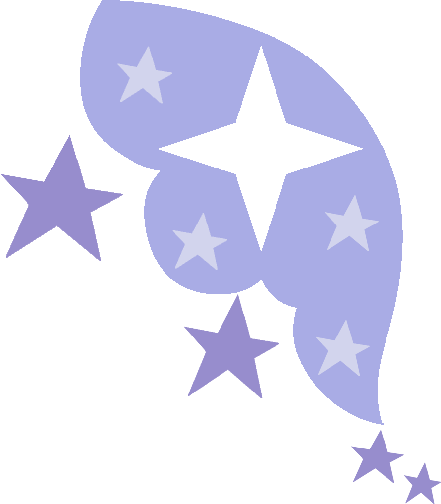 Image Lunar Cutie Mark Png Bronies Wiki - Wall Decal Clipart (934x1023), Png Download