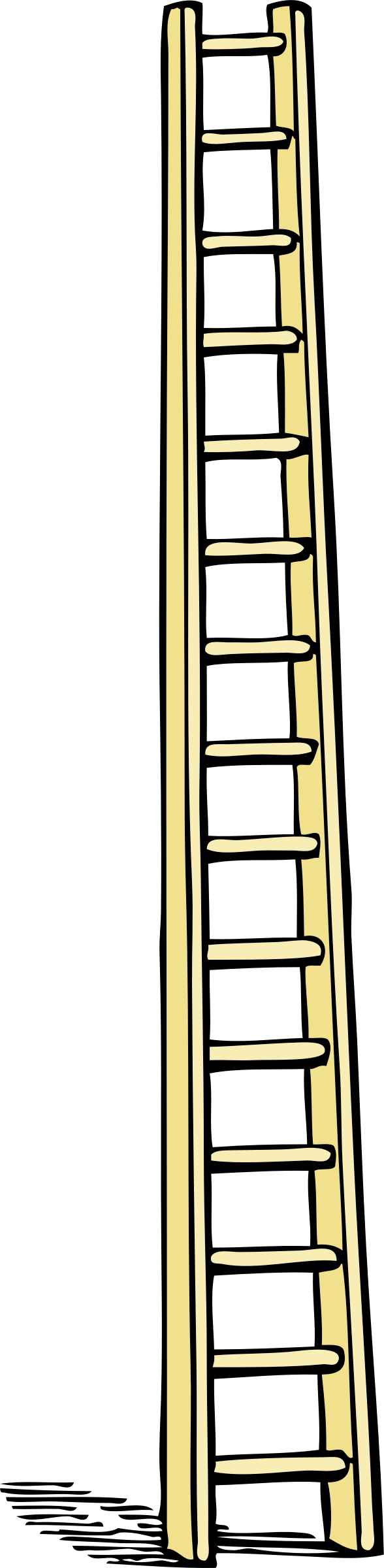 Big Image - Ladder Clip Art - Png Download (588x2400), Png Download