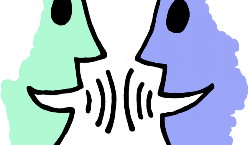 Conversation Clipart Conversation Spanish - People Talking - Png Download (820x480), Png Download