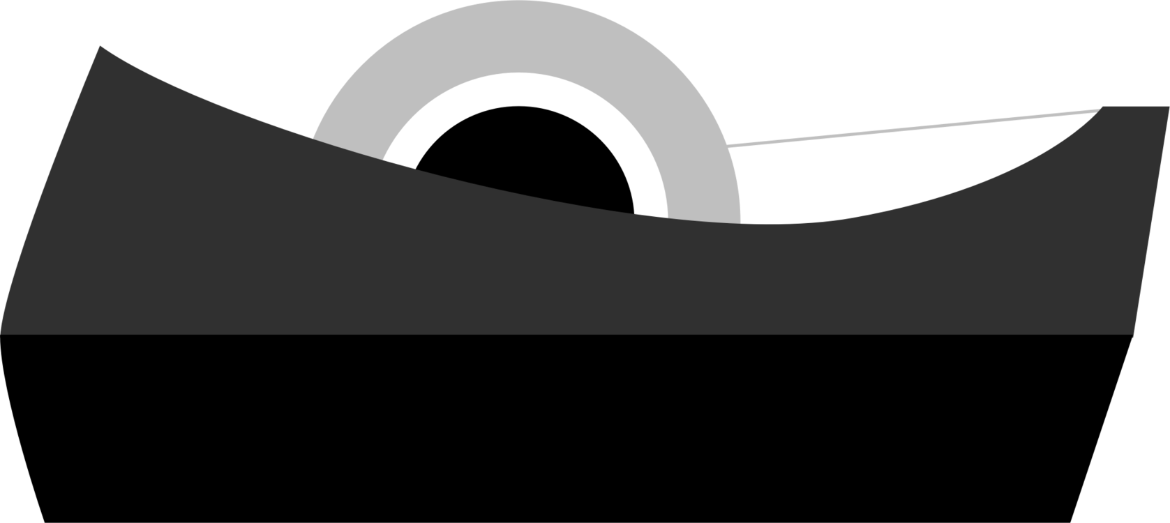 Tape Dispenser - Clipart Tape - Png Download (958x532), Png Download