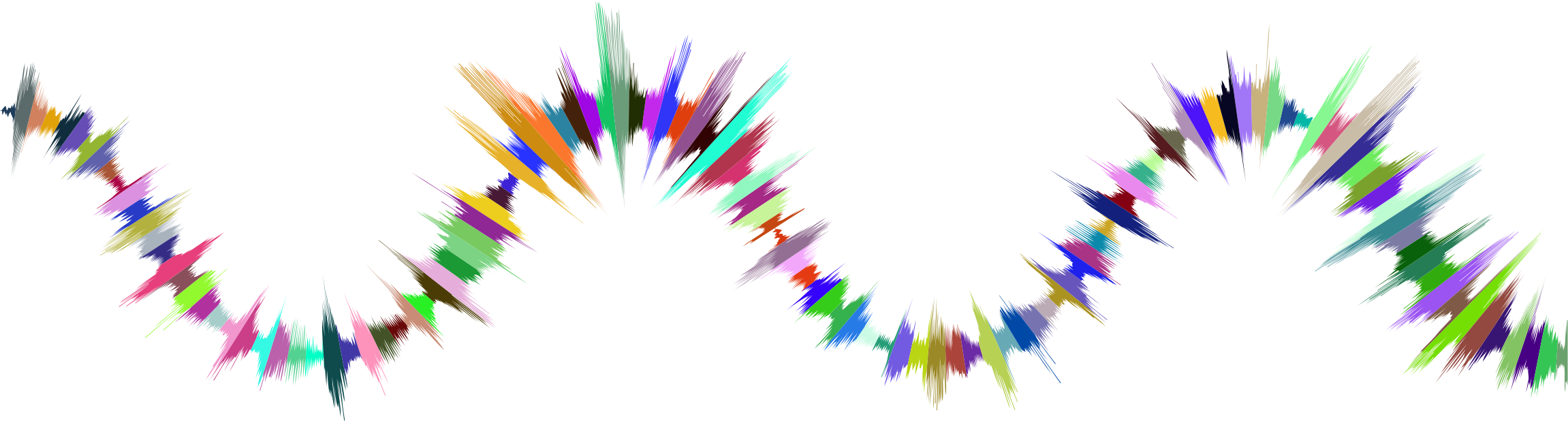 Sound Wave Clipart Clip Art - Wave - Png Download (2302x618), Png Download