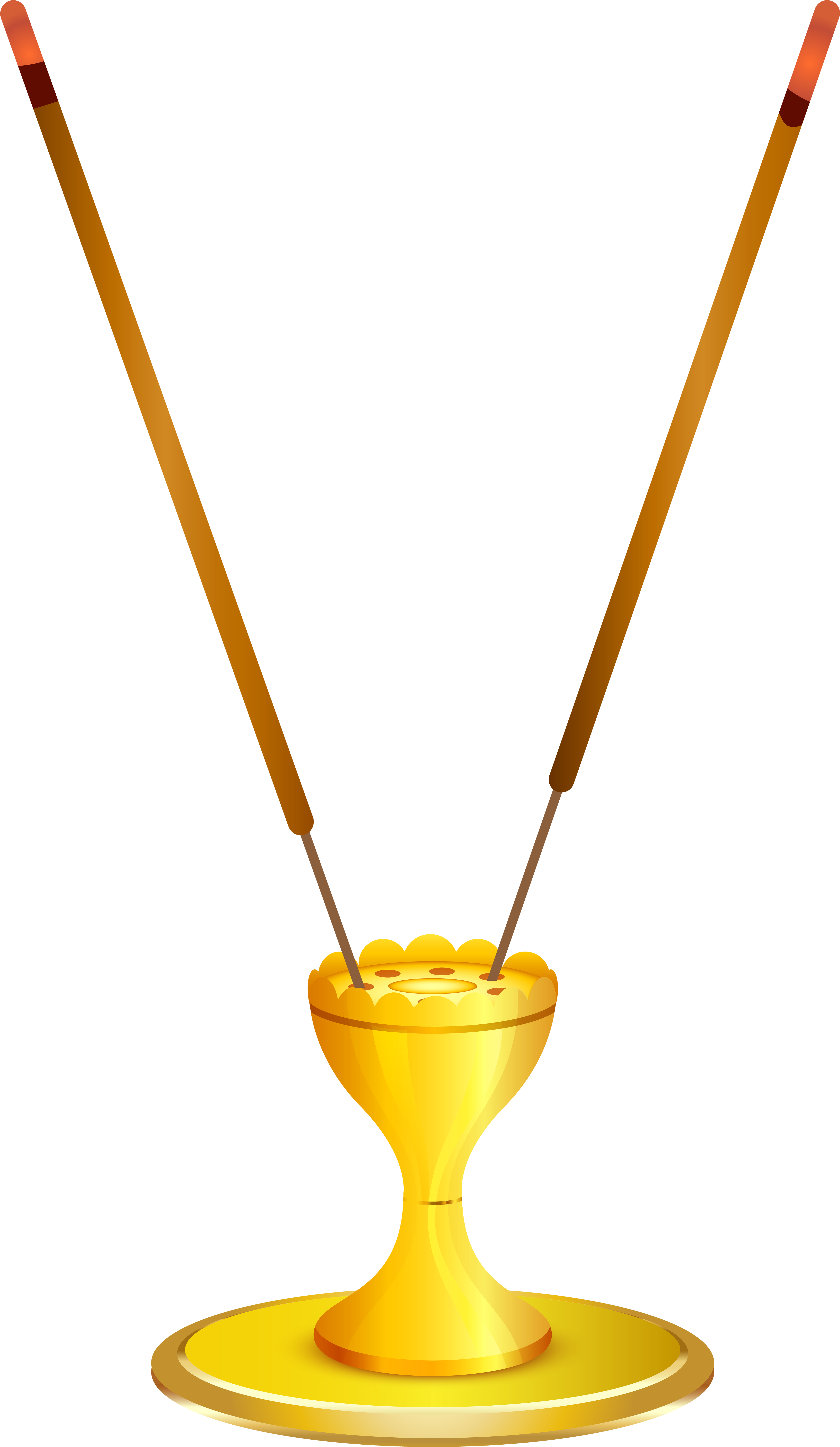 Agarbatti With Stand Png Clipart (4646x8000), Png Download