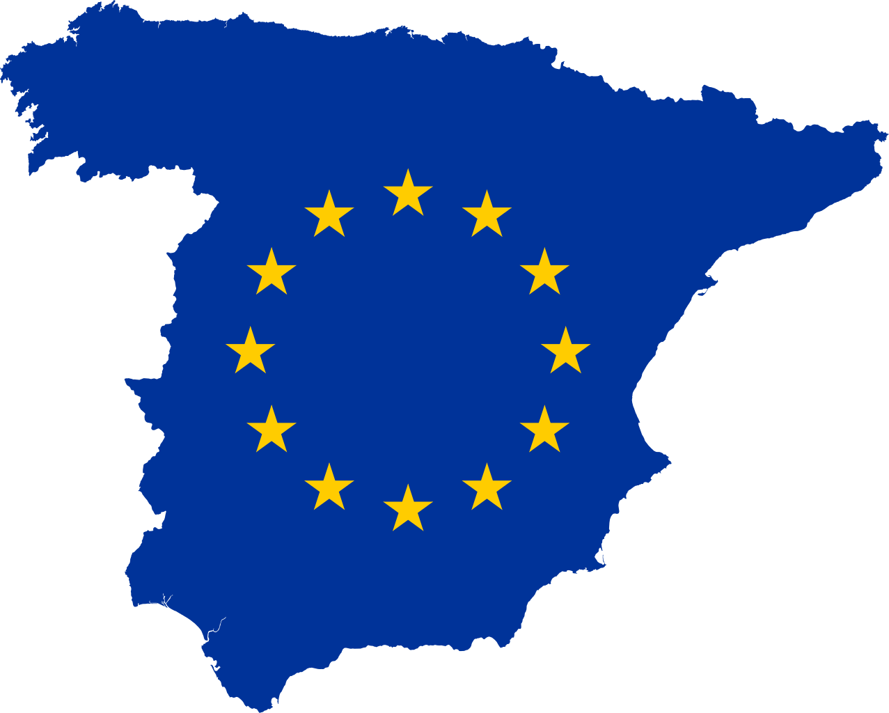 Top 10 Most Influential Spanish Meps - Spain European Union 1986 Clipart (748x600), Png Download