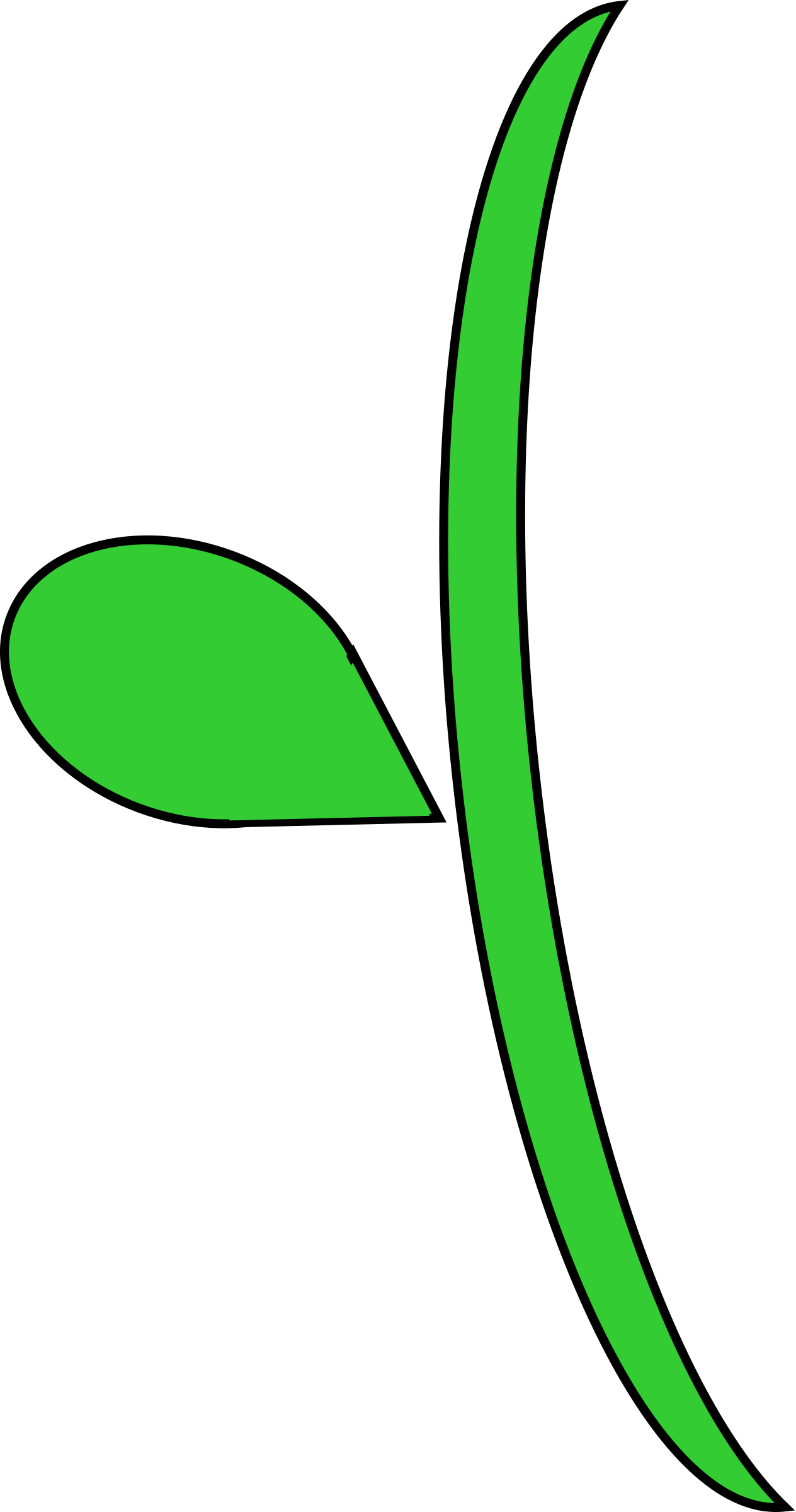 Clip Art Flower Stem - Png Download (1264x2400), Png Download