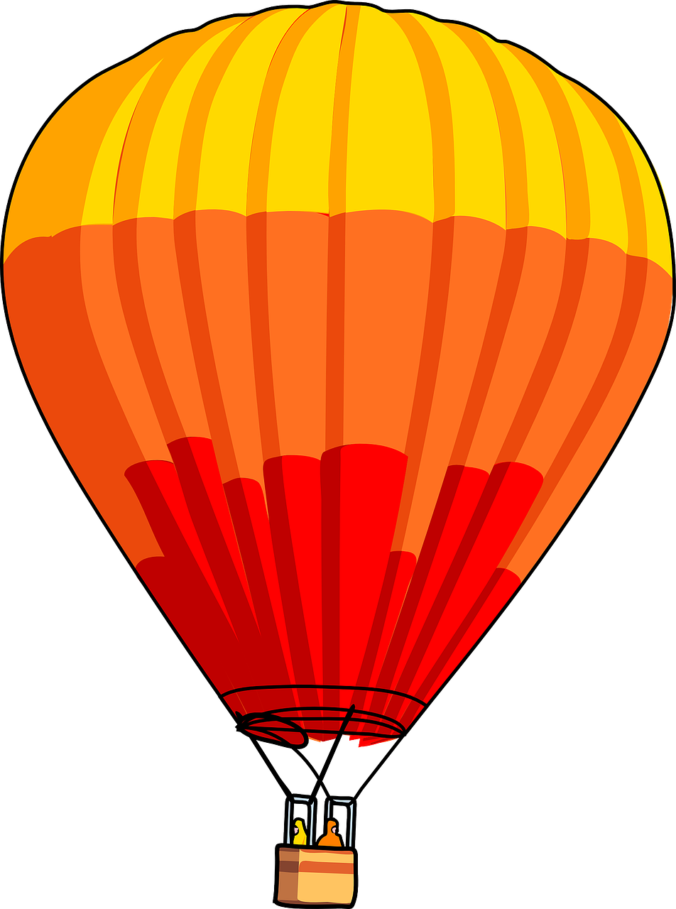 Vector Clip Art - Hot Air Balloon Clipart - Png Download (600x800), Png Download