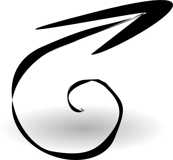 Arrow Spiral Clipart (600x554), Png Download