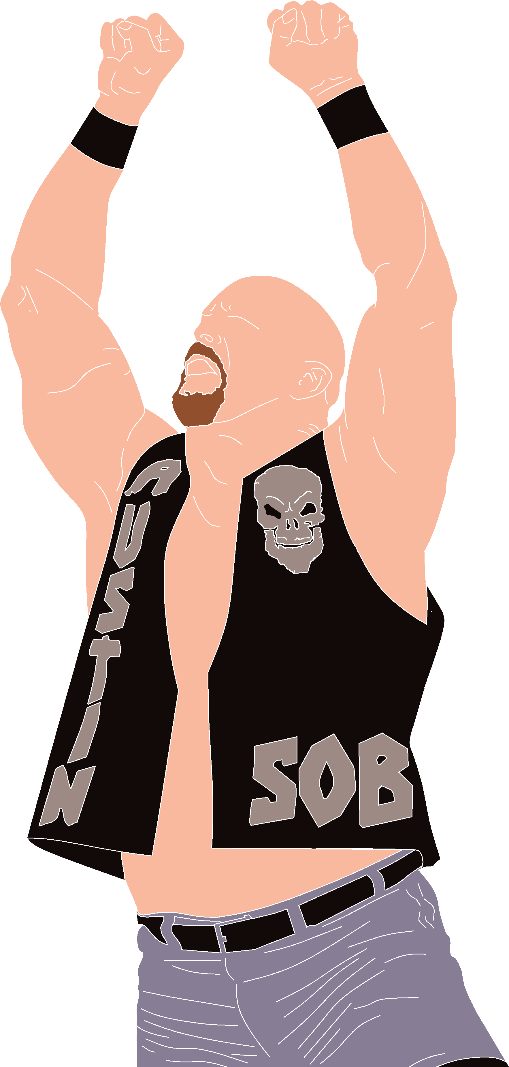 Enter - Clip Art Stone Cold - Png Download (2203x4000), Png Download