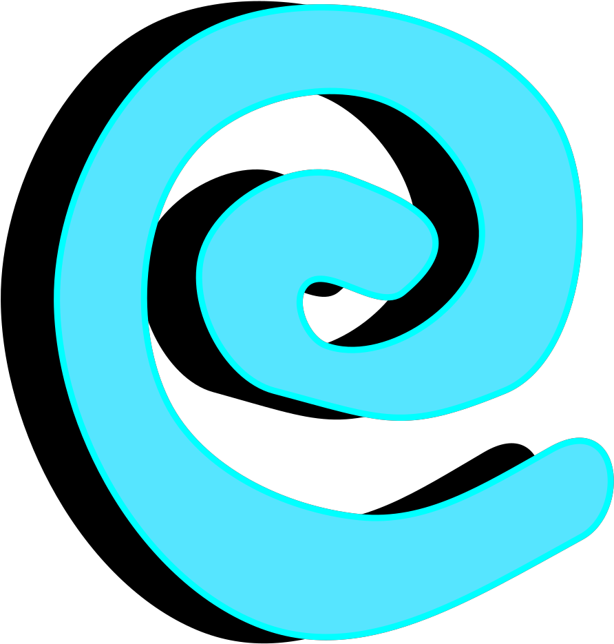Spiral W Shadow Clip Art - Clip Art - Png Download (576x598), Png Download