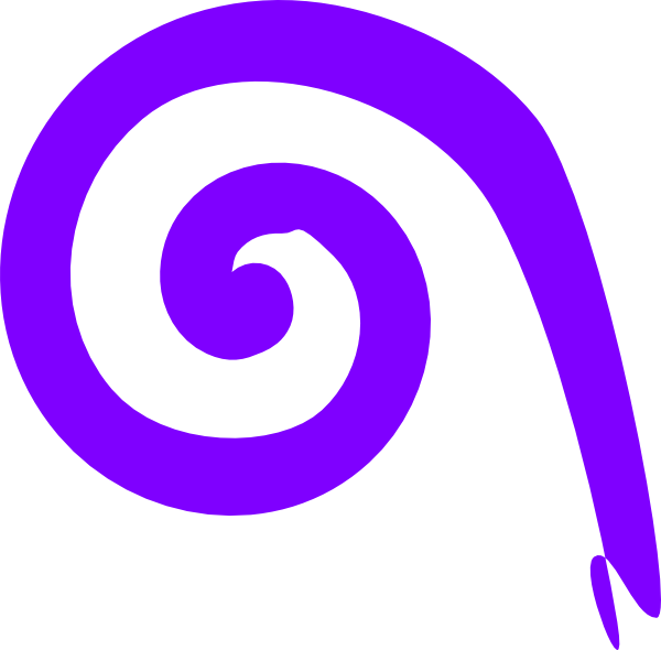 Purple Clipart Spiral - Espiral Violeta - Png Download (600x590), Png Download